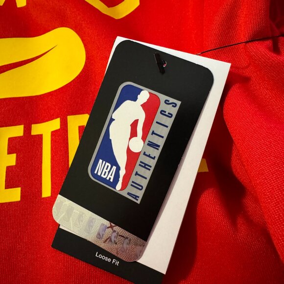 Nike NBA Atlanta Hawks Basketball Team Issue Practice Warm-up Hoodie Men 2XL NEW - Picture 5 of 6